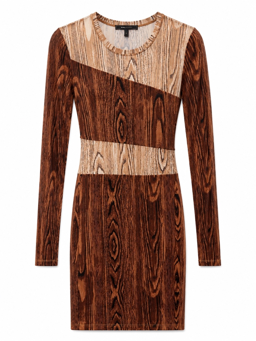 BCBGMaxAzria Fola Wood Grain Dress